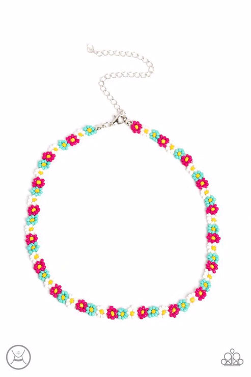 Seed Limit - Pink Choker Necklace -