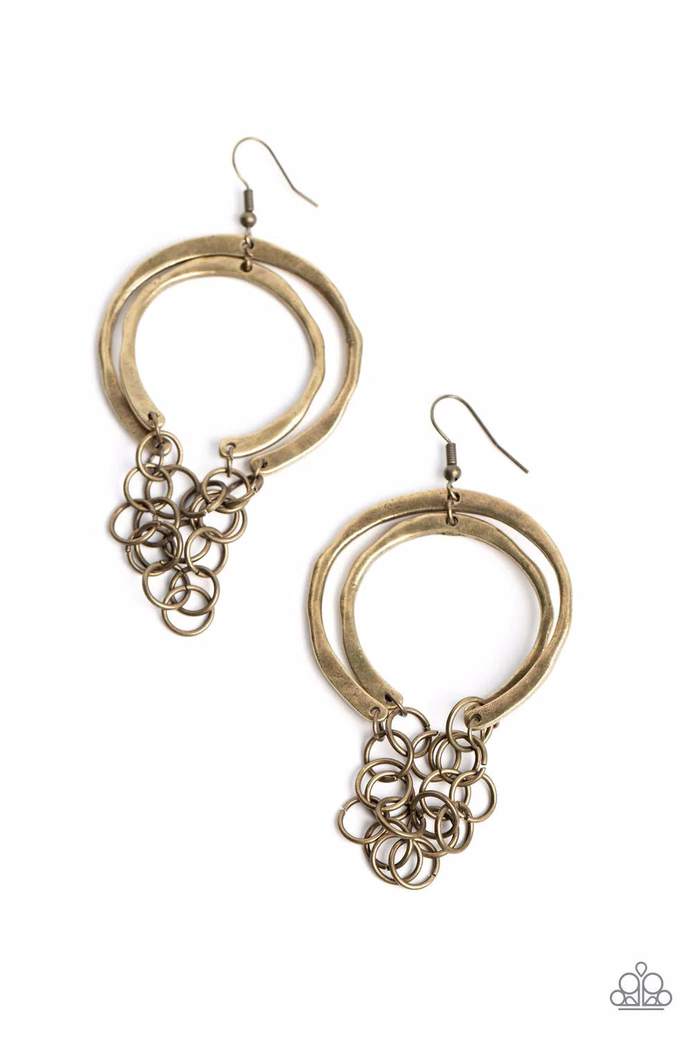 Dont Go CHAINg-ing - Brass ♥ Earrings