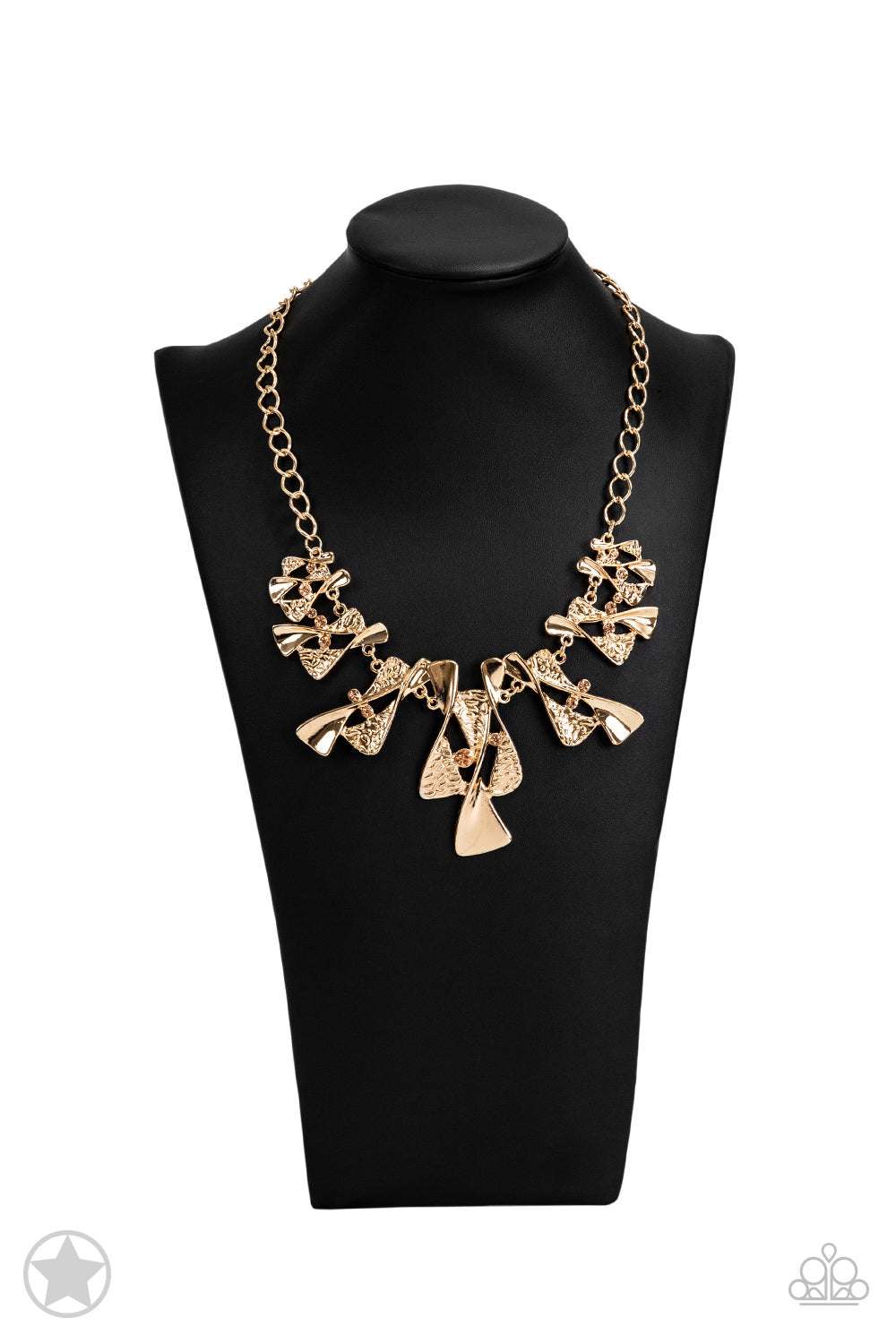 Paparazzi Necklace Blockbuster - The Sands of Time - Gold P2RE-GDXX-010XX