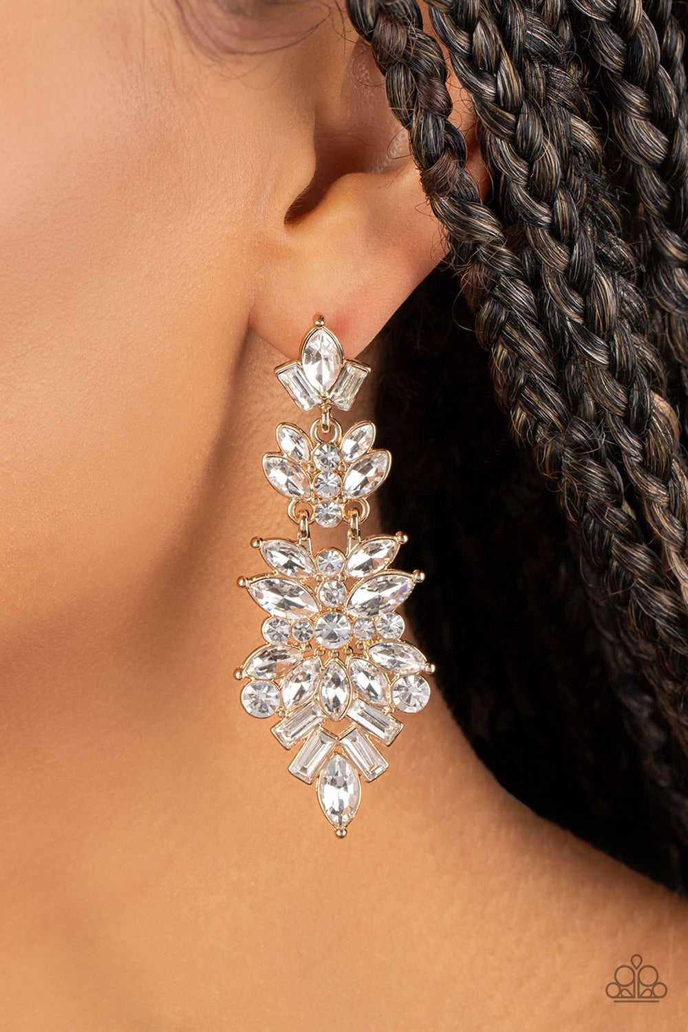 Frozen Fairytale - Gold ♥ Post Earrings