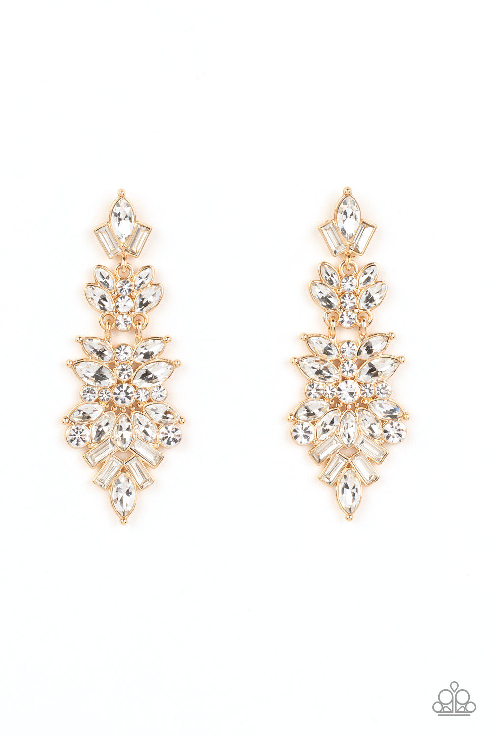 Frozen Fairytale - Gold ♥ Post Earrings