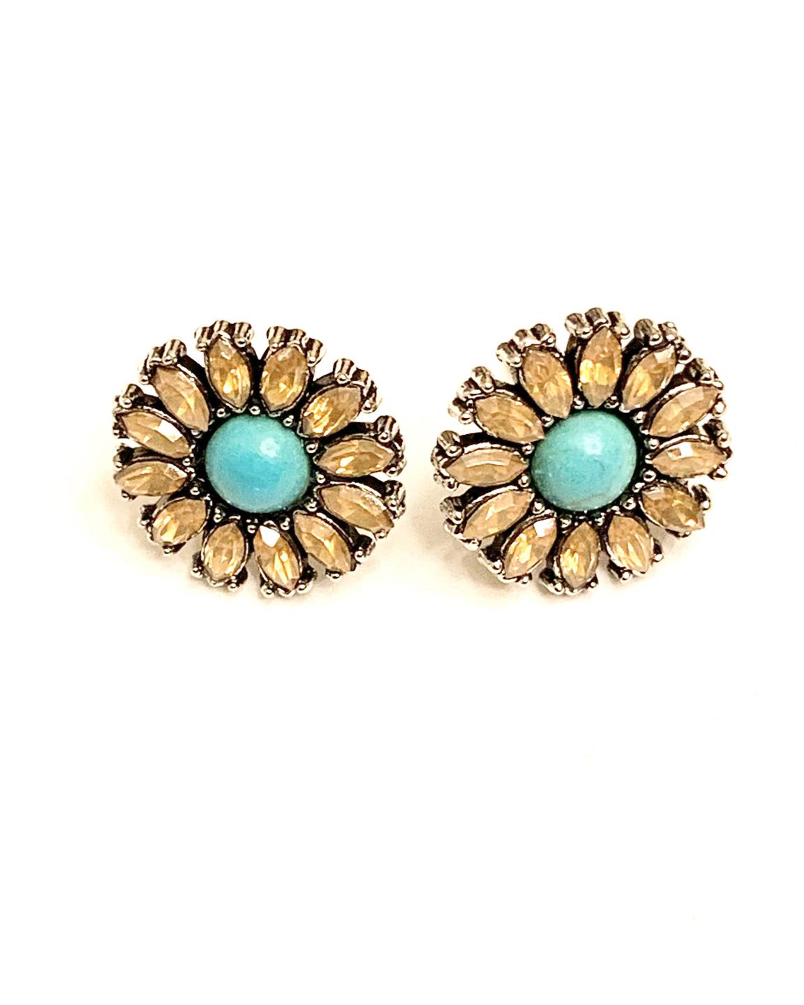 SANTA FE SHOWCASE YELLOW POST EARRING
