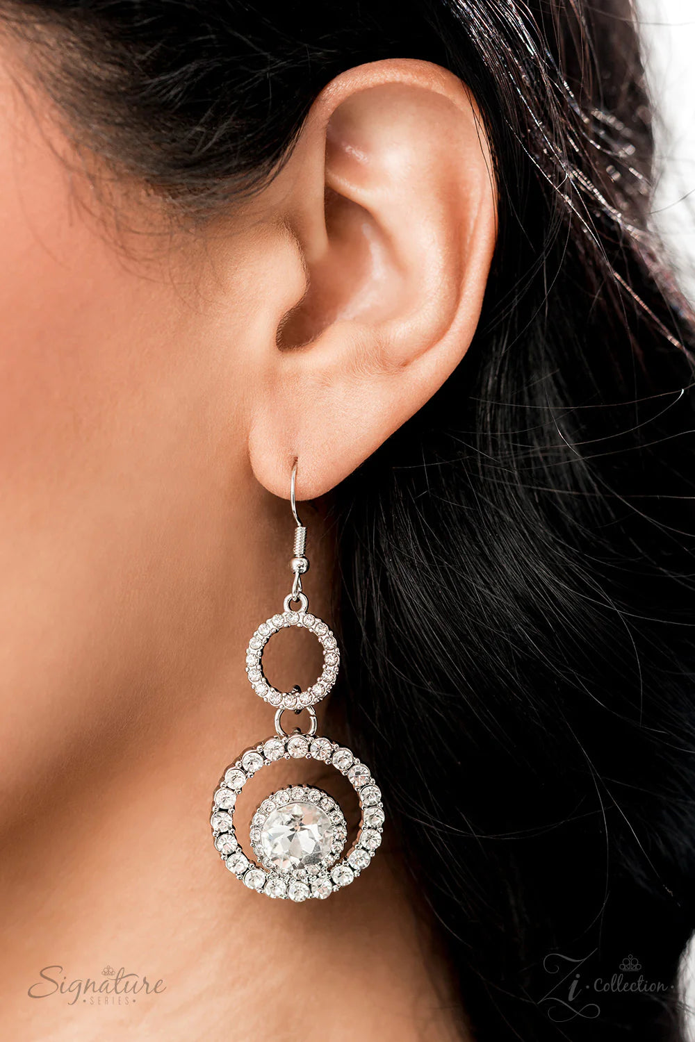 "THE JENNIFER" WHITE 2022 ZI COLLECTION NECKLACE & EARRING SET