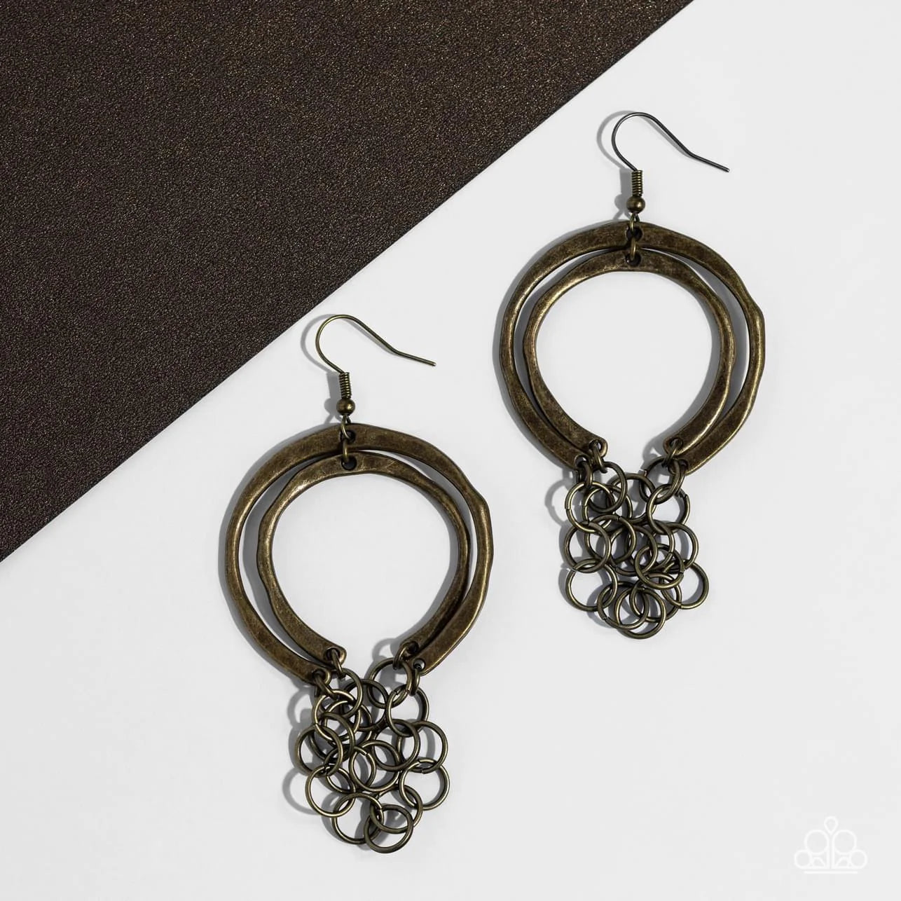 Dont Go CHAINg-ing - Brass ♥ Earrings