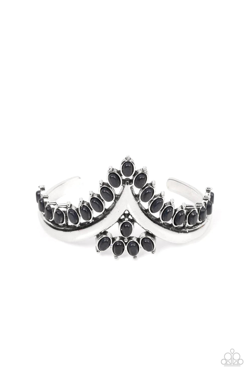 Paparazzi ♥ Teton Tiara - Black ♥ Bracelet
