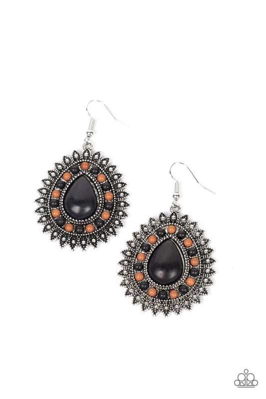 Sagebrush Sabbatical - Black Earrings