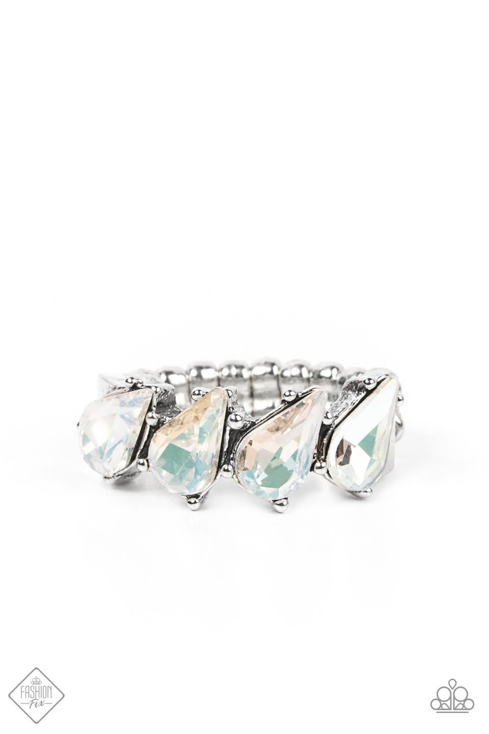 Bling or Bust - White ♥ Ring