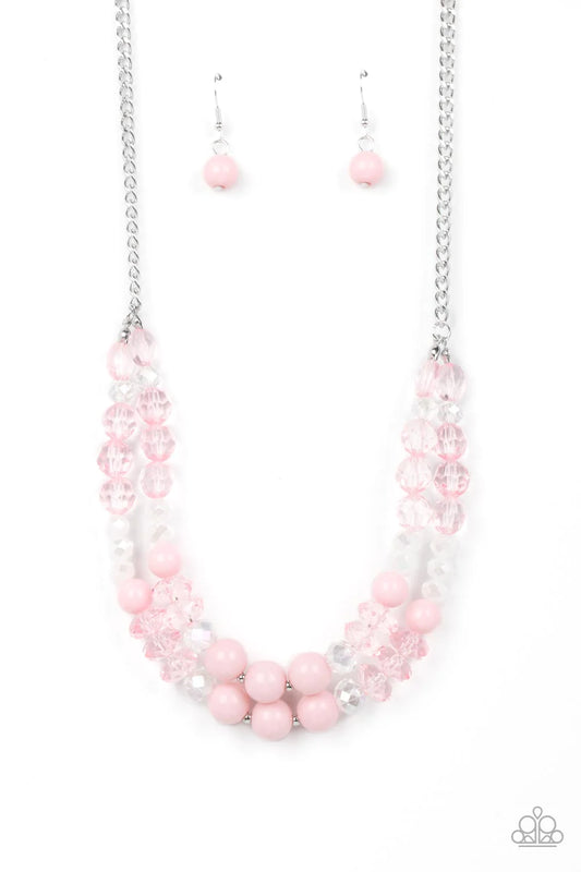 Paparazzi Necklace ~ Vera-CRUZIN - Pink