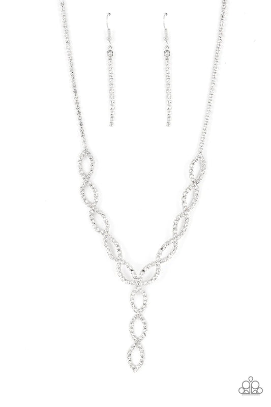 Infinitely Icy white Necklace