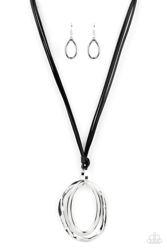 Long OVAL-due - black -
