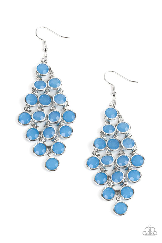 With All DEW Respect Blue Earrings