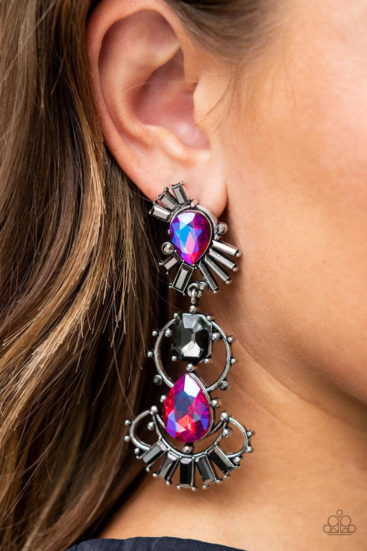 Paparazzi Earring ~ Ultra Universal - Pink P5PO-PKXX-081XX